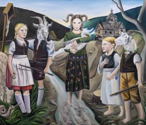 Výstava Rituál prokletých srdcí /  Jan Vytiska: Prorok, 2022. ©Jan Vytiska