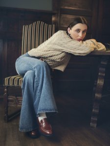 ąQ605 Levis 23 H2 GLOBAL HOLIDAY EMMA RIBCAGE BELL 2 358 FNL