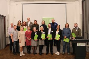 Ze založení sítě DEUTSCH PLUS TSCHECHIEN v Goethe-Institutu. Listopad 2023 / Foto Goethe Institut