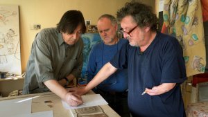 Václav Kučera, Romek Hanzlík a Martin Velíšek