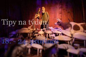 Vánoční cesta v Botanické zahradě dovede návštěvníky do Betlémské jurty Divadla bratří Formanů a jejich přátel. / Foto (c) Botanická zahrada Praha