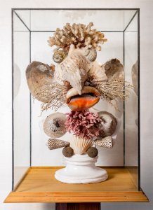 Jan Švankmajer: Arcimboldesque Head Of Shells I., ceramic ,1996