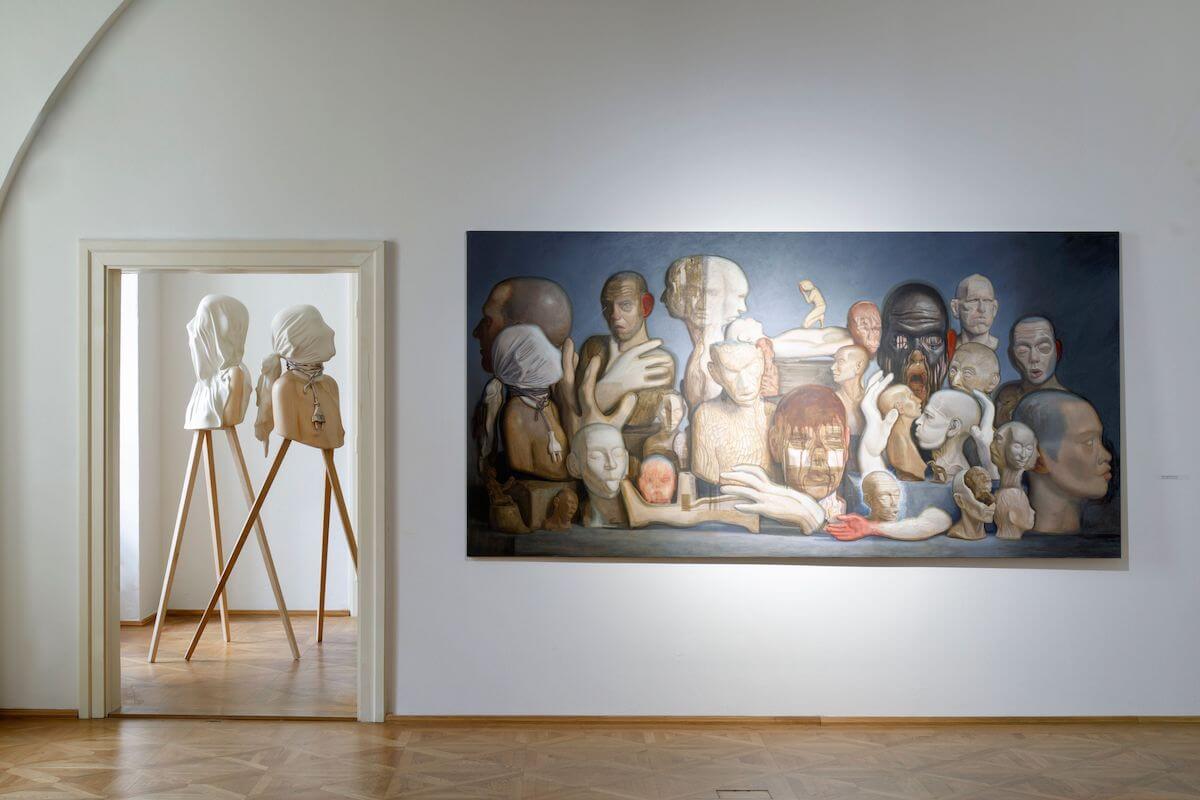 Výstava Richarda Štipla s názvem Cognitive Dissonance v nově otevřené JSP Art Gallery na Malé Straně.
