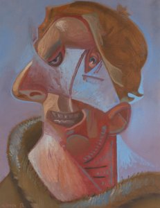 Fialovy Autoportret Maly Jpg Adam Stech