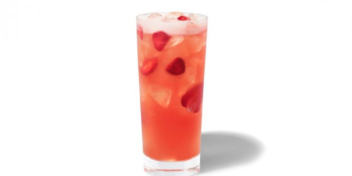 Strawberry Acai Refresha 2023 Glass WHITE