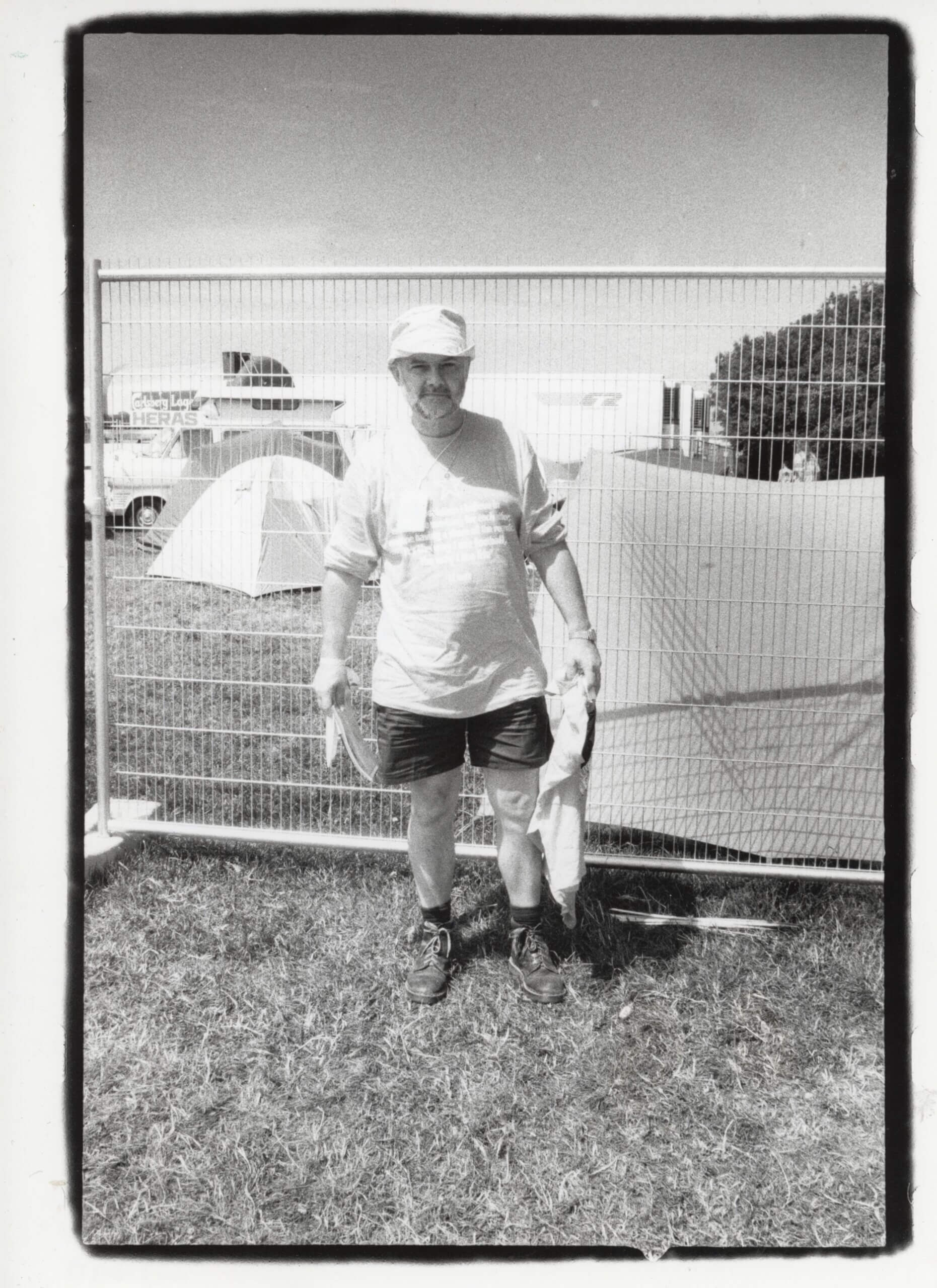  John Peel, Glastonbury 1995, foto Jana Kománková