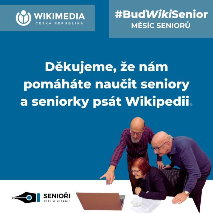 Měsíc Seniorů Na Wikipedii Je Tady! Proč Wikipedie Potřebuje Seniory A Senioři Wikipedii