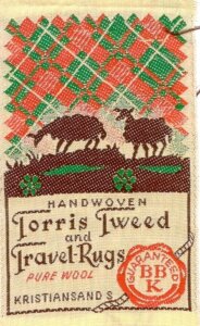 8b. Torris Tweed Etikett