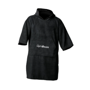 Towel Poncho Terry Black Gymbeam 669 Kč