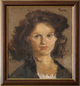 Jiří Trnka Portrét V. Trnkové 1939 Z Rodinného Archivu © Expo Trnka