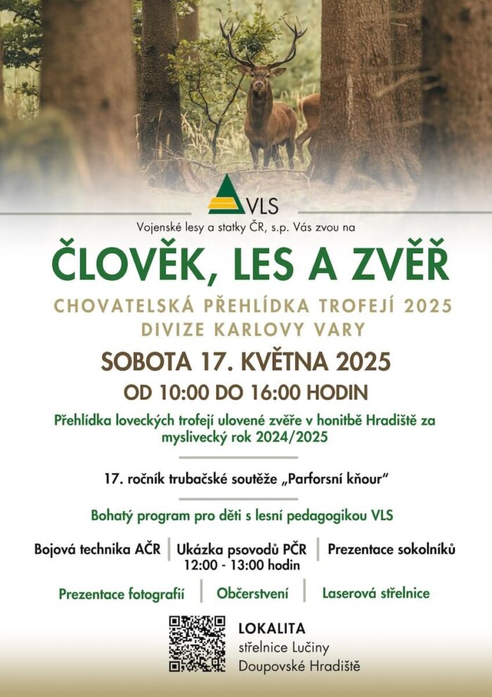 Vojenské Lesy A Statky ČR, S.p. Vás Zvou Na ČLOVĚK, LES A ZVĚŘ
