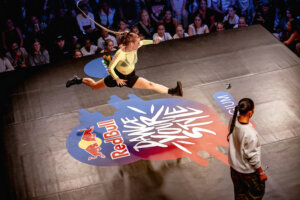 Participants perform during Red Bull dance your style in Brussels, Belgium on September 30, 2023. // Stefaan Temmerman / Red Bull Content Pool