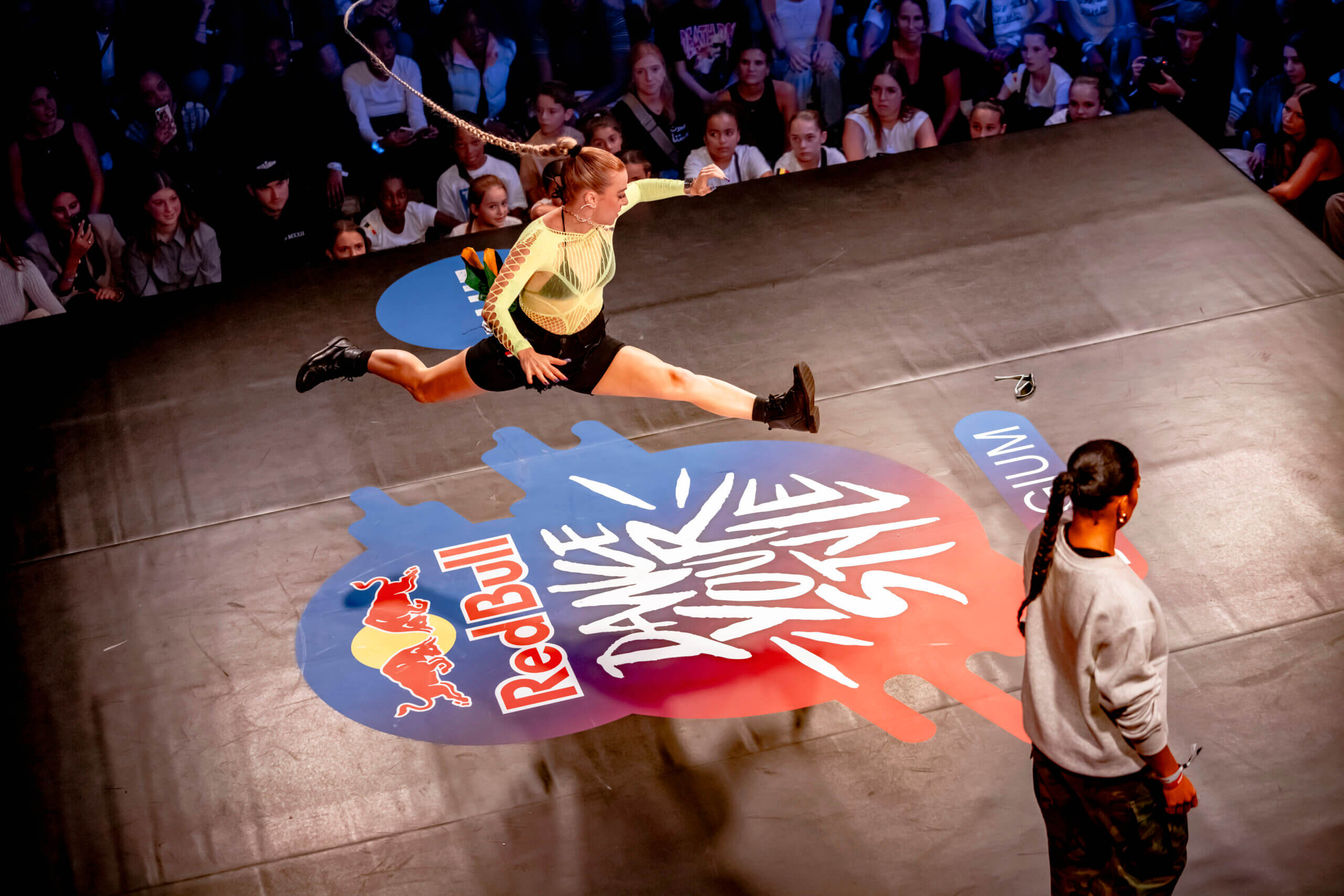 Participants perform during Red Bull dance your style in Brussels, Belgium on September 30, 2023. // Stefaan Temmerman / Red Bull Content Pool