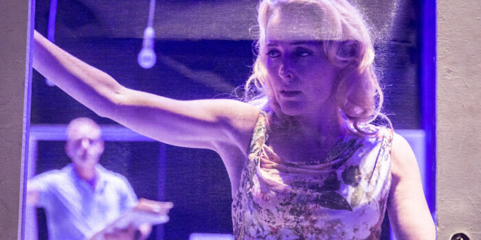 Blanche DuBois (Gillian Anderson). Photo By Johan Persson
