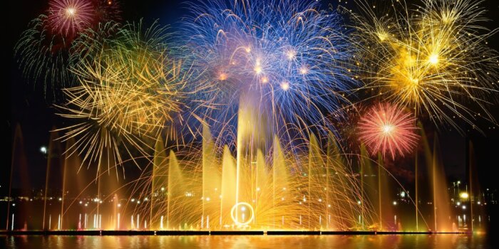Happy New Year Fireworks