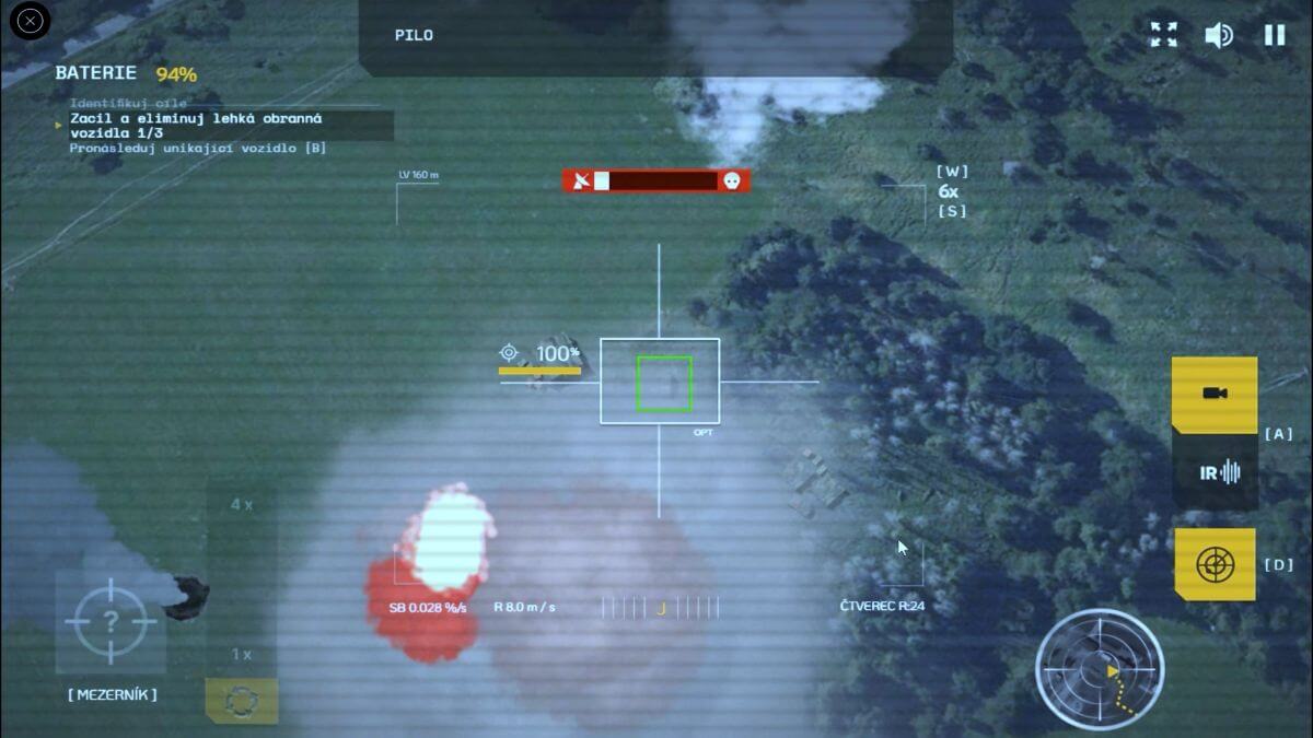 Zážitková wargame SPECTER, dostupná na webu doarmady.cz