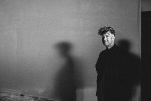 David Lynch V Praze 1996. Foto Karel Cudlin C400 asa