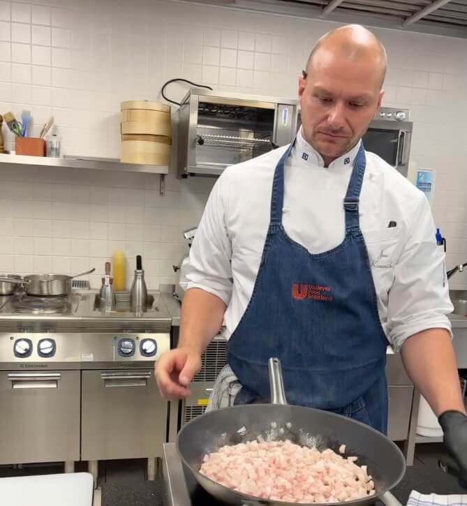 Škvarky z tlustého od šunky