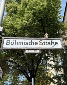 Česká ulice v Berlíně