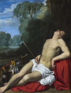 Carlo Saraceni (1579–1620), Sv. Šebestián, Olej Na Plátně. Sbírky Pražského Hradu